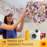 Kodak Smile+ 10MP Digital Instant Print Camera Starter Bundle - White