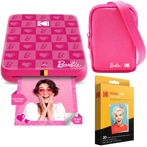 Kodak x Barbie Step Slim Instant Photo Printer (Iconic Style) Starter bundle