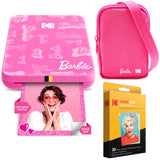 Kodak x Barbie Step Slim Instant Photo Printer (Signature Style) Starter Bundle