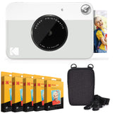 KODAK Printomatic Instant Camera Bundle W/Zink Paper 100-Pack & Case