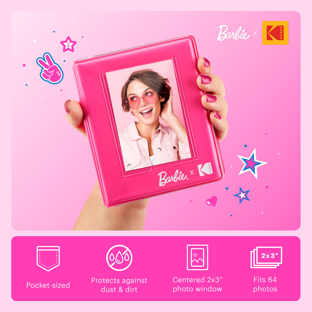 Barbie x KODAK 64-pocket Mini Photo Album for 2”x3” prints – KODAK