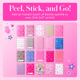 Barbie x Kodak Colorful & Barbie-Themed Sticker Frames for 2x3” Photos