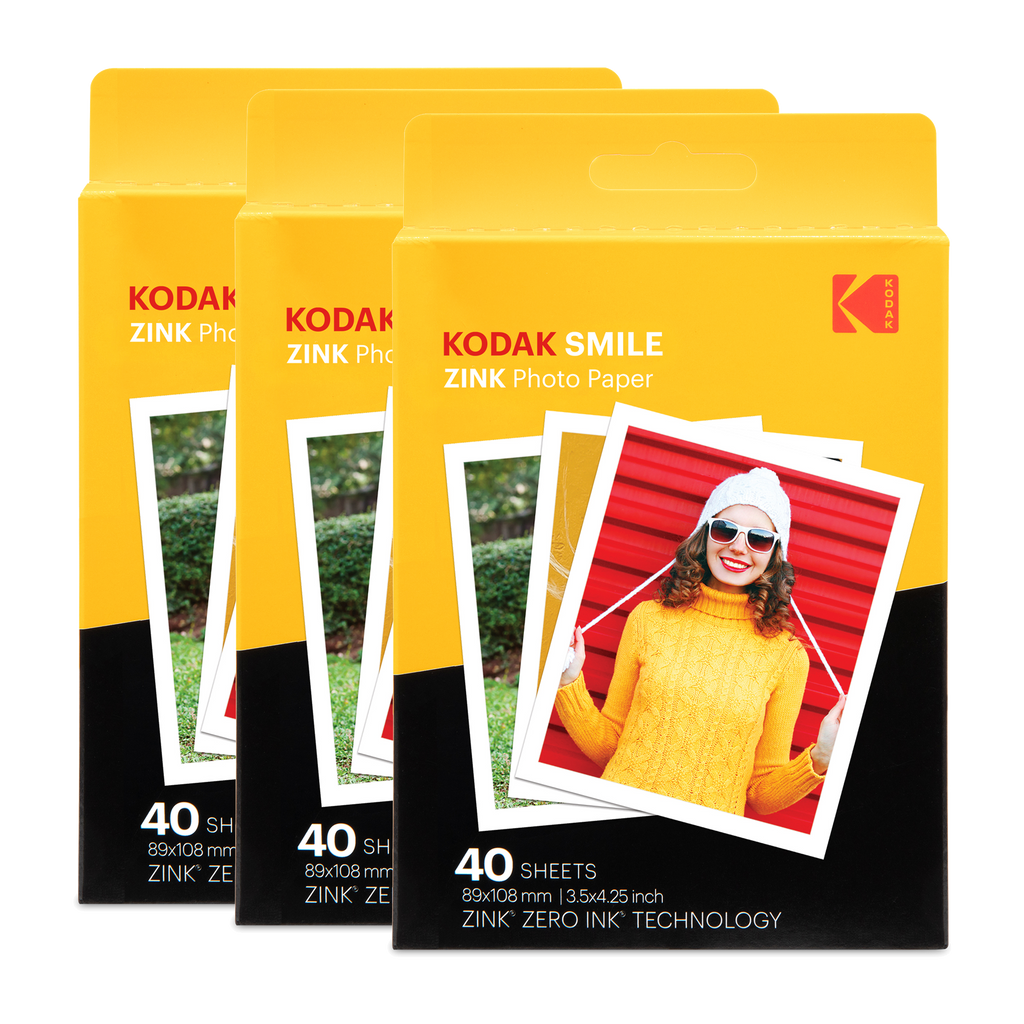 Kodak Premium 2 x 3 Sticky-Backed Zink Photo Paper 20-Sheet Pack
