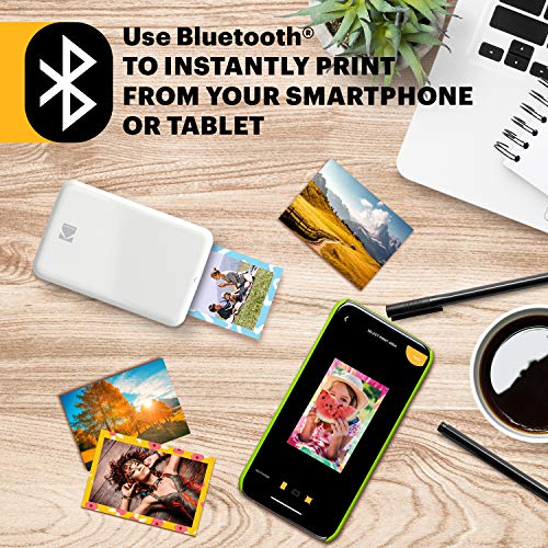 Kodak Step Instant Photo Printer with 2 x 3 Zink Photo Paper, Deluxe  Case, Album & More! Blue AMZBBRODMPK1BL - Best Buy