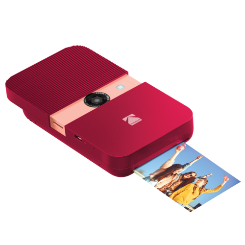 Fotocamera Istantanea KODAK Smile – 10MP, Stampa ZINK 2x3, Slide-open, Rossa