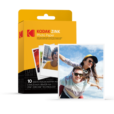 KODAK ZINK 3.5”x 4.25” Photo Paper