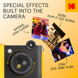 Kodak Smile+ 10MP Digital Instant Print Camera Starter Bundle - Black
