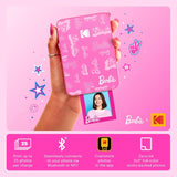 Kodak x Barbie Step Slim Instant Photo Printer (Signature Style) Travel bundle