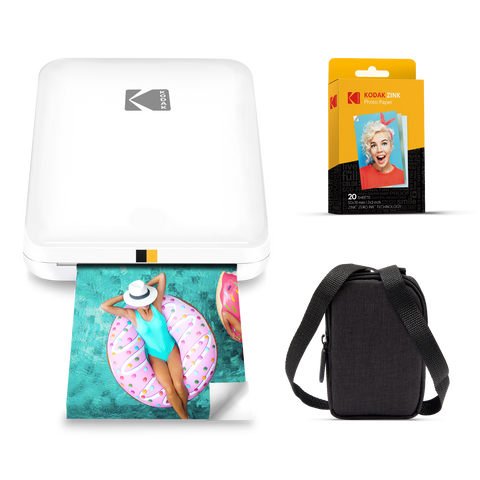 KODAK Step Slim Instant Photo Printer Go Bundle