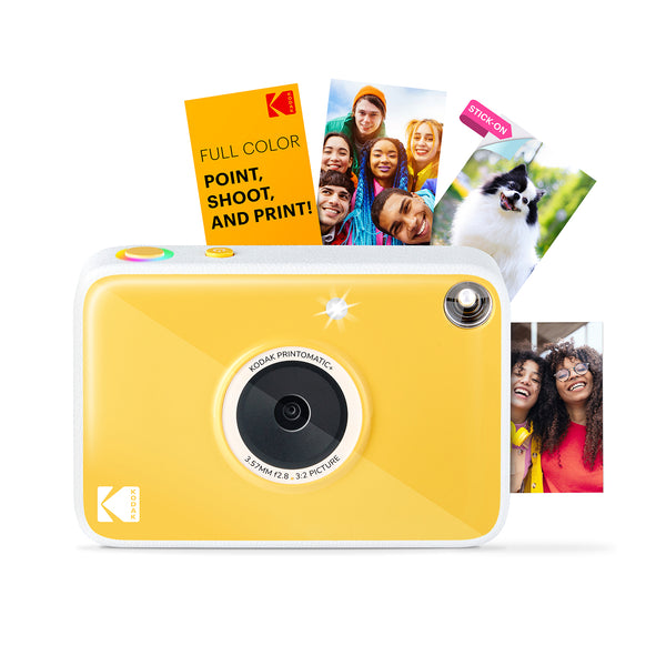 Kodak Printomatic+ Digital Instant Camera Yellow – KODAK Photo Plus
