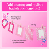 Barbie x Kodak Colorful Barbie-Themed Paper Frames for 2x3” Photos