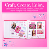 Barbie x Kodak Pink 8x8” Cloth Covered Scrapbook