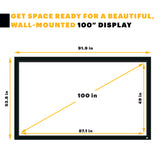 KODAK Projector Screen with Fixed Frame