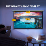 KODAK Manual Pull-Down White Projector Screen