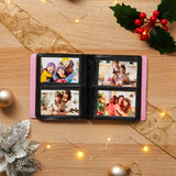 Zink Mini Photo Album 64-Pocket for 2”x3” ZINK Zero Ink Paper (Pink)