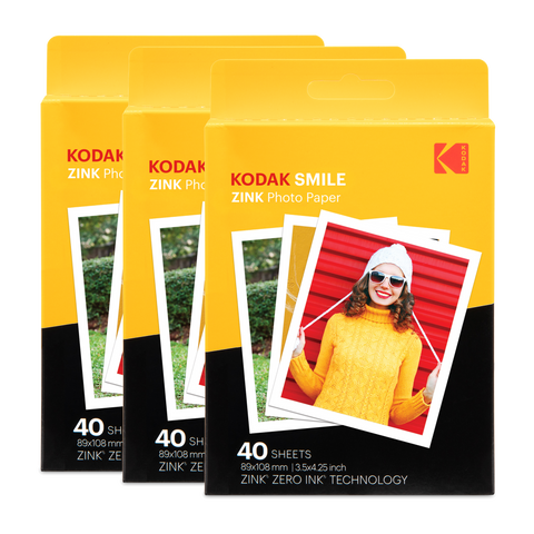 Kodak 3.5x4.25 inch Zink Instant Photo Paper (120 Pack)