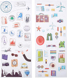 9 Unique Decorative Sticker Sets (Wedding, Travel, Party, ABC, Love, Graduation, Baby)