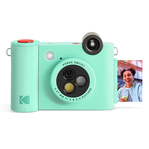 KODAK Smile+ Wireless Digital Instant Print Camera with Effect-changing Lens - Green