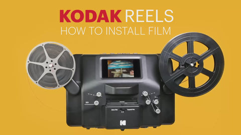 KODAK REELS 8mm & Super 8 Film Digitizer with 5 Screen
