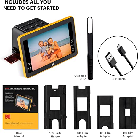 KODAK  Slide N SCAN Film and Slide Scanner with Large 5” LCD