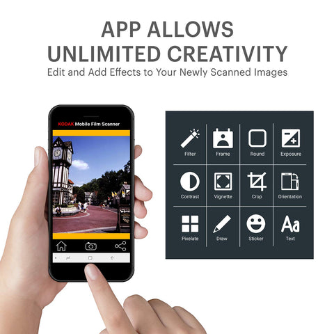 35mm Slide Viewer Mobile Slide Negative Scanner Film Scanner 35mm