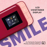 KODAK Smile Instant Print Camera (Red) Go Bundle