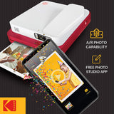 KODAK Classic Digital Instant Camera with Bluetooth (Red) Starter Bundle