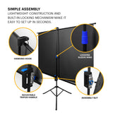 KODAK Projection Screen 80" with Tripod Stand & Carrying Bag