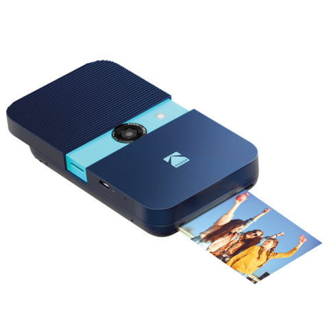  KODAK Printomatic Digital Instant Print Camera - Full Color  Prints On ZINK 2x3 Sticky-Backed Photo Paper (Blue) Print Memories  Instantly : Electronics