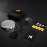KODAK Filter Set 37mm-105mm Pack of 4 Premium UV, CPL, ND4 & Warming Filters
