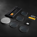 KODAK Close-up Filter Set 37mm - 82mm Pack of 4 +1, +2, +4, +10 Macro Lens Filters