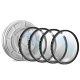 KODAK Close-up Filter Set 37mm - 82mm Pack of 4 +1, +2, +4, +10 Macro Lens Filters