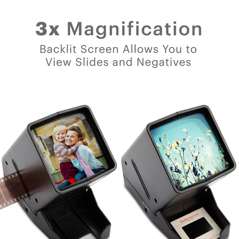 CAMEDAFLX SV-3 35mm Slide & Film Viewer-Slide Viewer With 3X